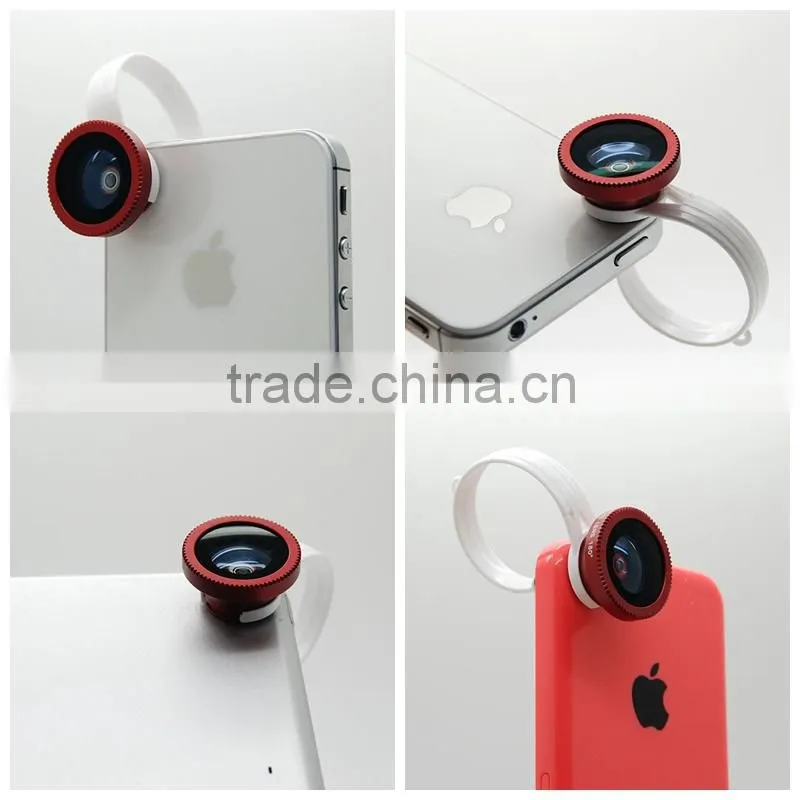 180 degree fish eye lens with clip,fisheye lens mobile,mobile phone camera lens