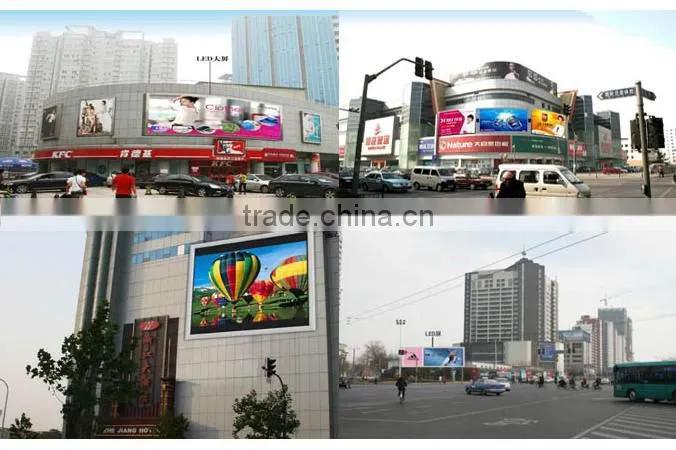 Running message text led display board advertising full color outdoor led screen
