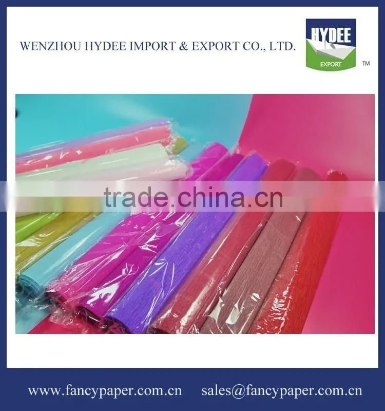 Flower Wrapping Paper-Crepe Paper