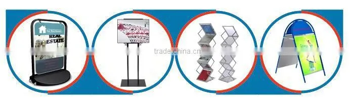 Advertising Display Stand water base snap frame poster holder sign stand