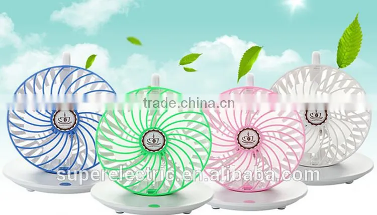 High quality cute design cartoon usb fan wholesale cheap portable plastic mini usb fan