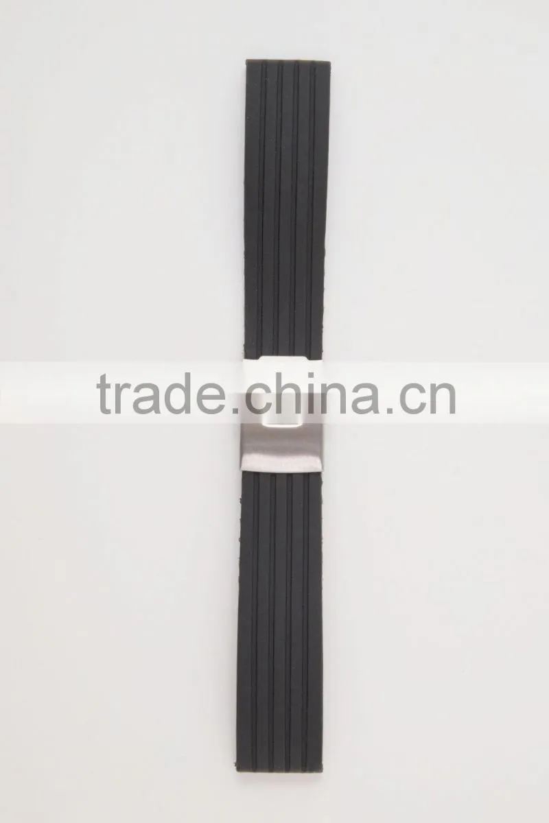 Silicone wristband watch band and bracelet