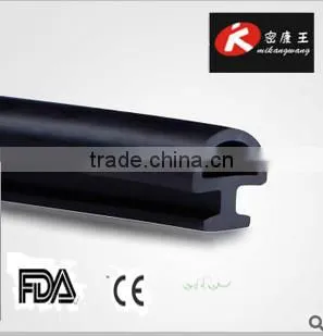 Aluminium Window and door seal gasket, Black PVC gasket, weather seal strip EPM-4.3-5