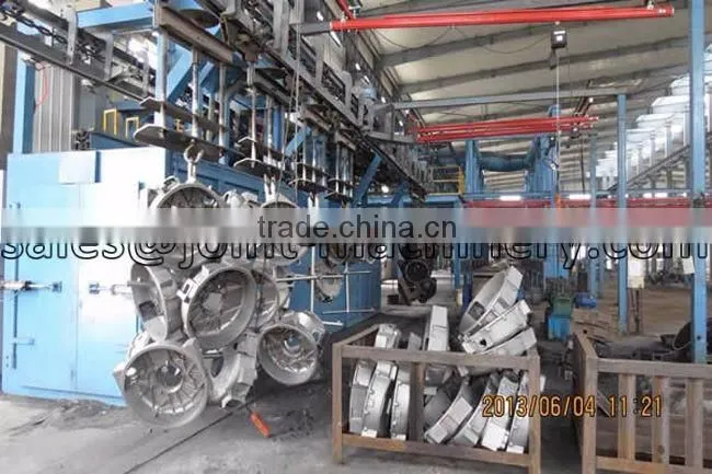 Catenary Stepping Shot Blasting Machine