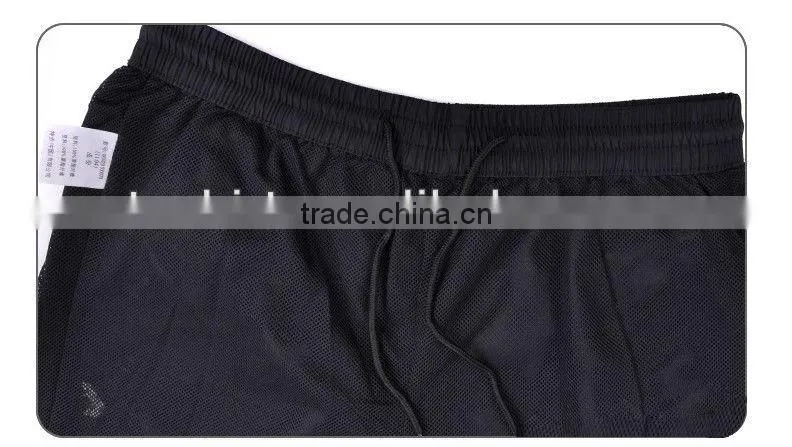 Navy Blue Color Nylon Fiber Men Casual Trousers Pants