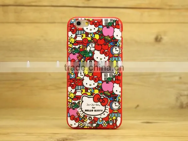 Fashion hello kitty phone covers for iphone 6 plus oem