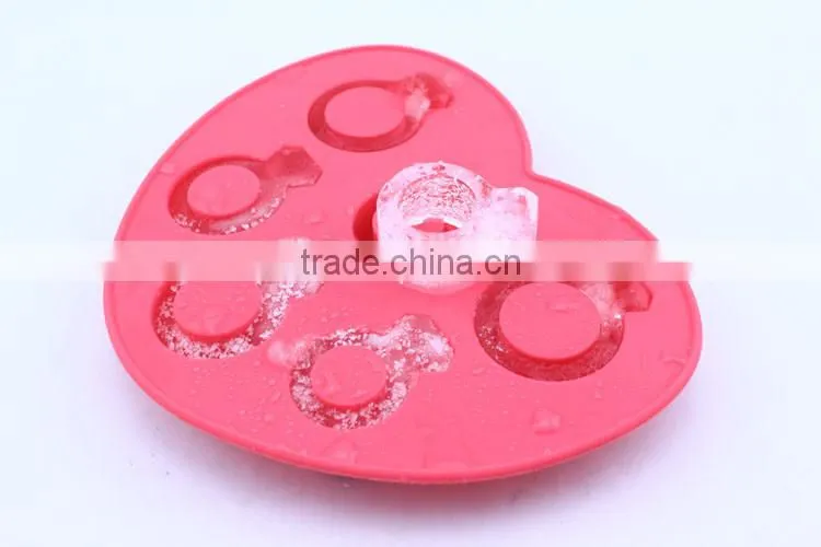 2015 new design food grade silicon ice cube tray