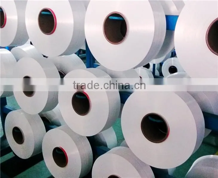 Polyester yarn POY with premium processability and dimensional stability for weaving and knitting