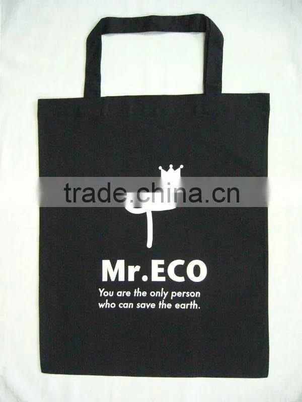 cotton canvas custom silk sreen printed canvas tote bag