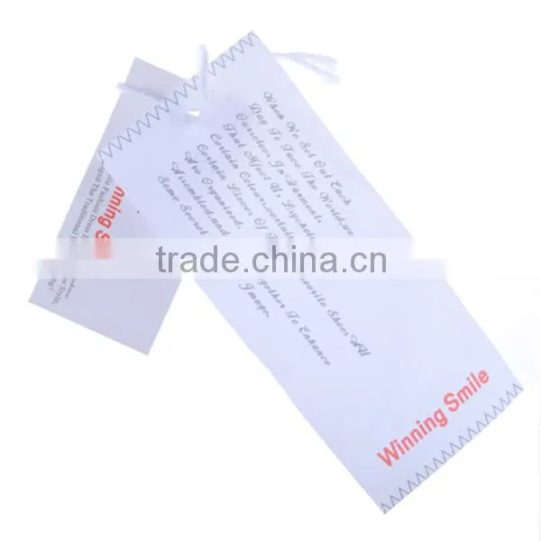 Eco-friendly Directly factory Printed Tyvek Tag for fashion