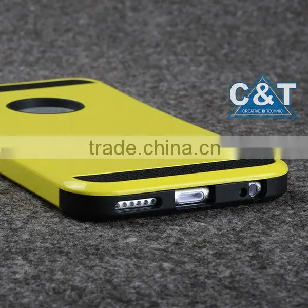 C&T 2 In 1 Dual Layer Hybrid TPU and Hard Case Cover For iPhone 6 Plus 5.5-inch