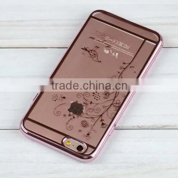 C&T Clear elctroplate soft tpu cover case for acer liquid z530