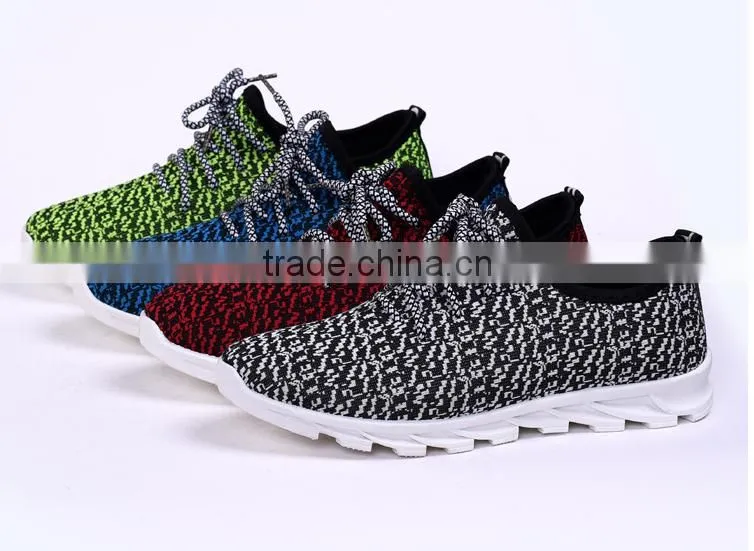 CXM107 fashionable men fly knit sport shoe