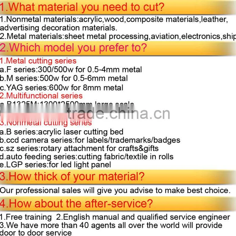 500w laser metal cutter widely used in circuit board HS-M3015C