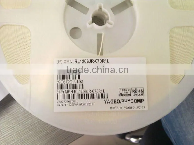 1/8W 1% 0805 SMD RC0805FR-07100KL 100k ohm smd resistor