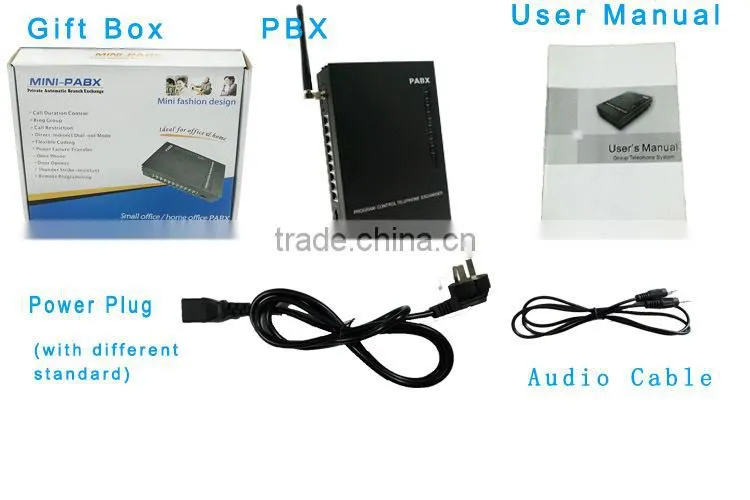 8 channels 1 SIM card GSM wireless PABX PBX MS108-GSM