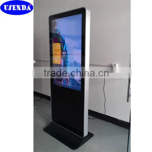 42 inch outdoor indoor wifi network kiosk touch screen lcd monitor floor stand