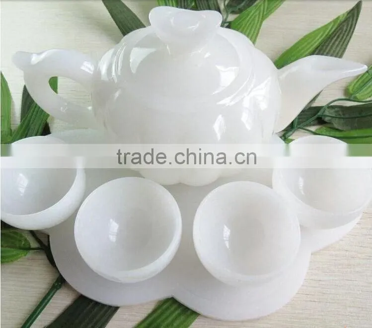 white crystal marble bowl set for gift