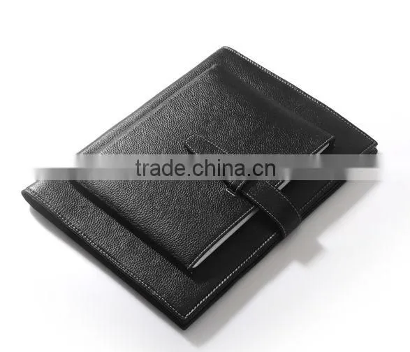Leather Portfolio with outside iPad Pocket