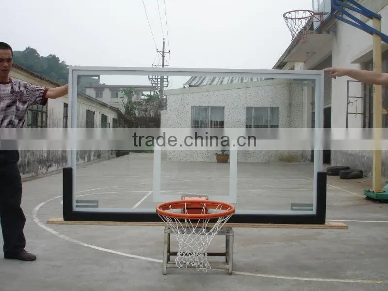 tempered glass basketball backboard