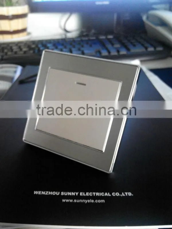 led push button wall light switch