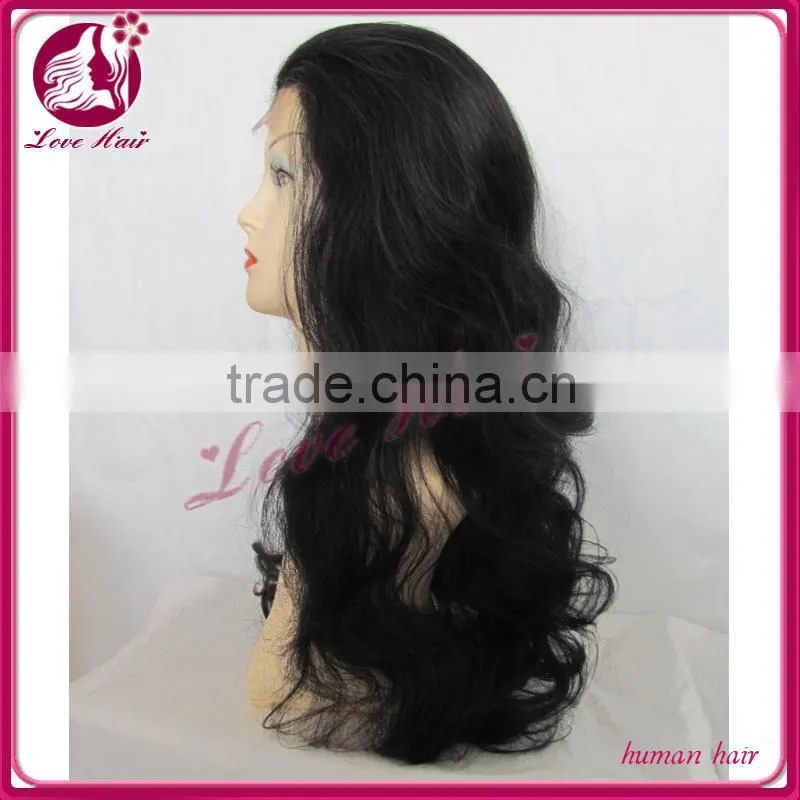 5a top quality Swiss lace cheap Brazilian human hair full lace wig
