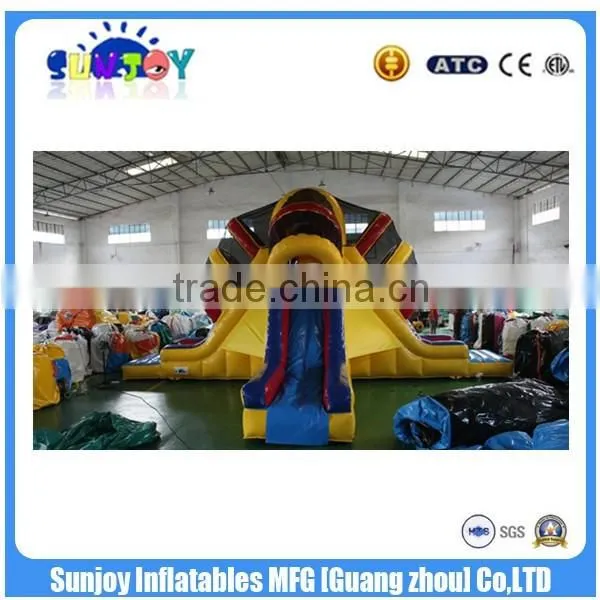 New & special design slide bouncer inflatable octopus slide for sale