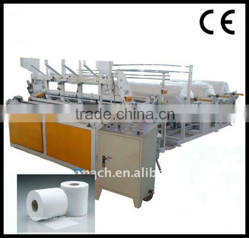 High speed auto toilet roll making machine for sale