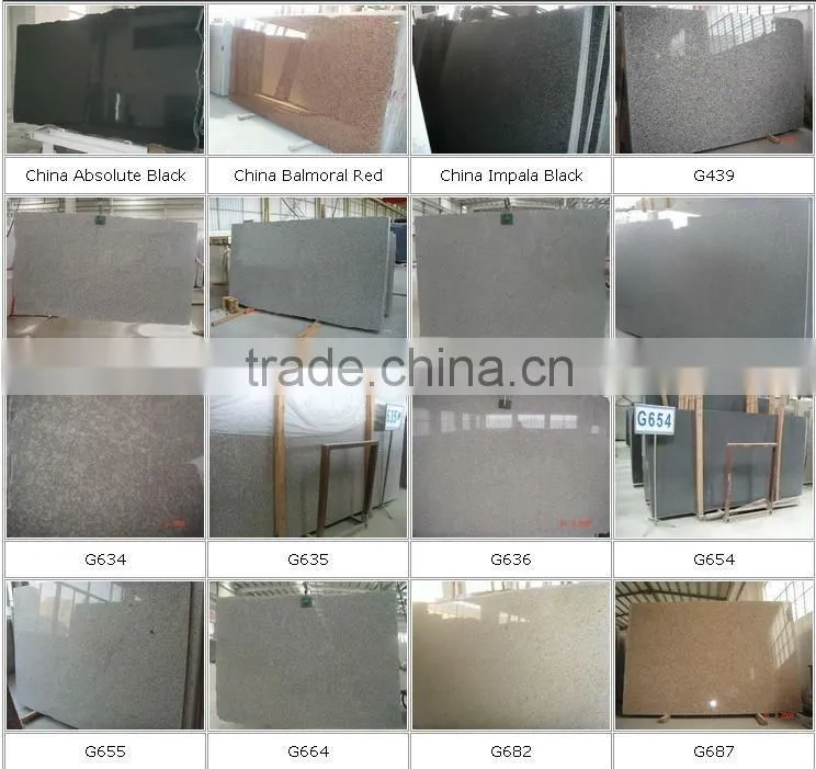 Chinese Cheap Bella White Crystal Grey G603 Granite Slabs