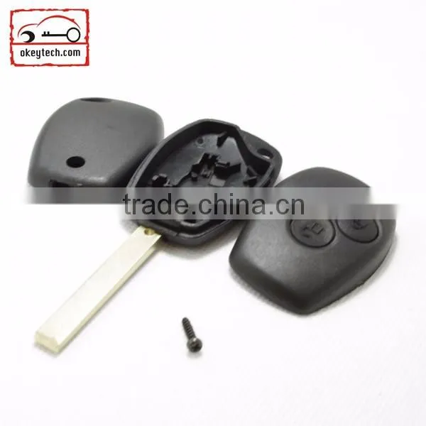 Okeytech Renault Car Key for romote key 2 button key shell no logo with 307 blank Renault remote key case