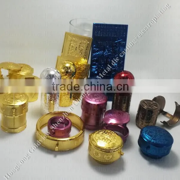 silver color fashion metal perfume package cap,Custom-made different finishing diecast zinc alloy perfume bottle caps