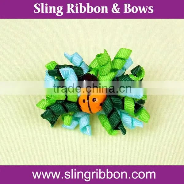 Hot Sale Now Handmade Ribbon Flowers Pet Ribbon Bows