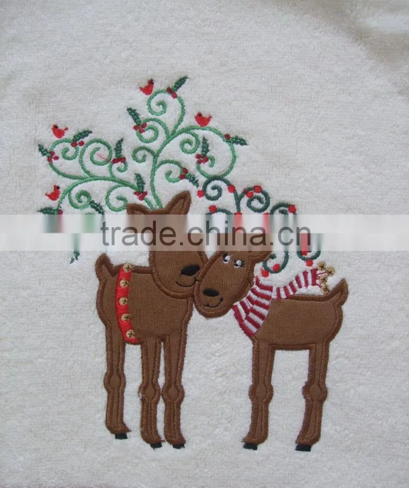 kitchen cotton velour tea towel set with embroidery and waffle cotton towel set china supplier bulk buy from china