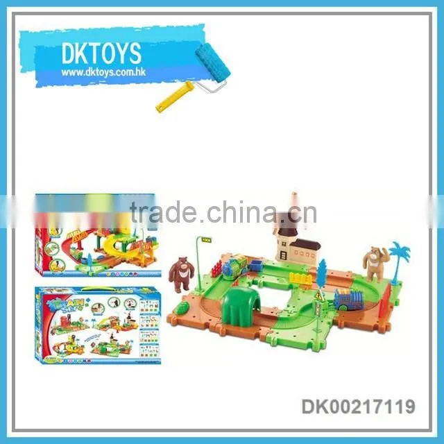 2016 hot selling b/o block train with light and music