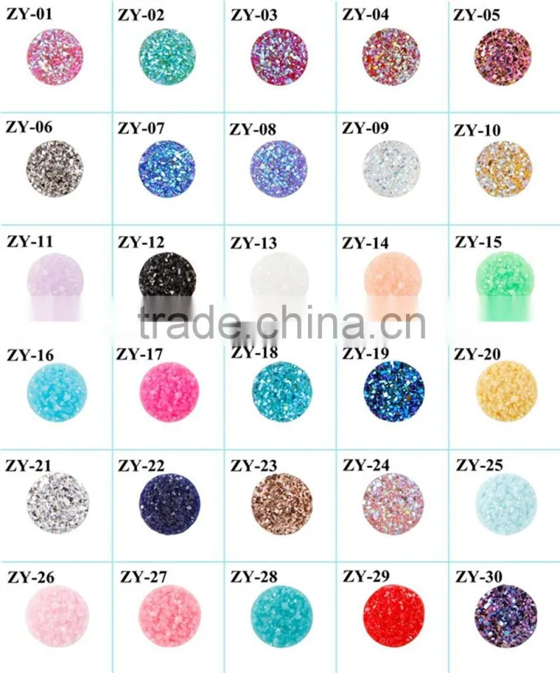 druzy stones wholesale natural flat agate druzy for jewelry