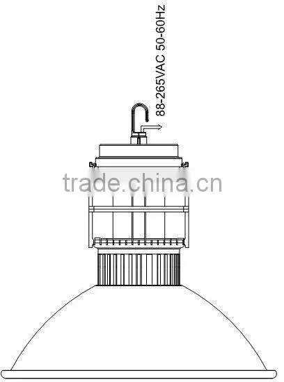 Industrial 150W LED High Bay Light 3 Year Warranty