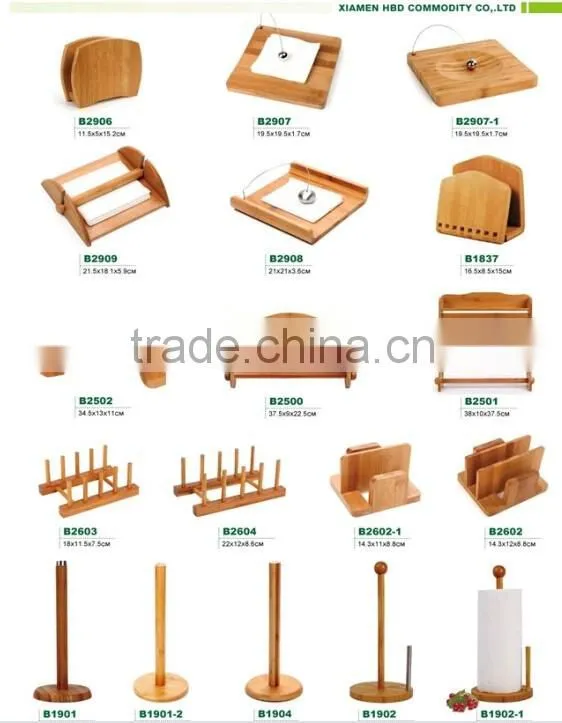 Wooden cup tree holder with round stand wholesale