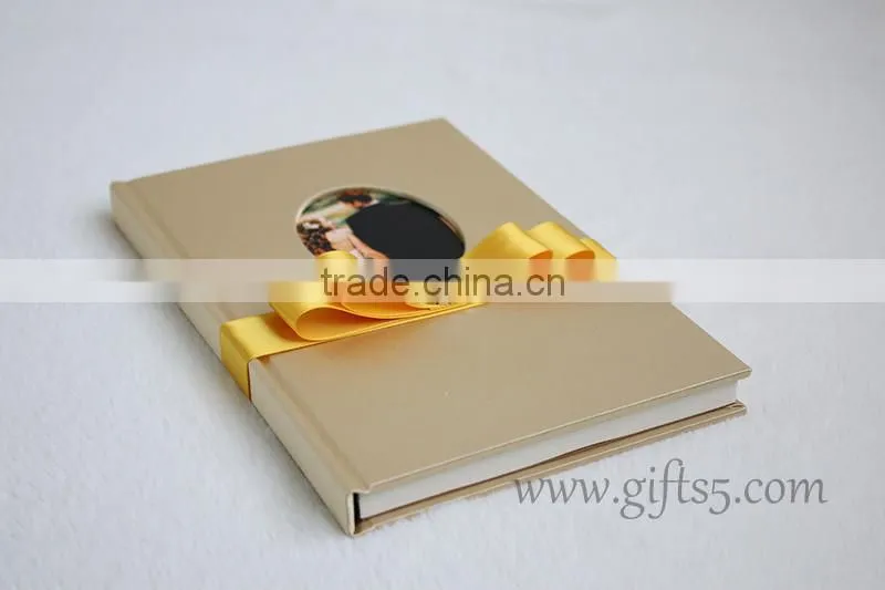 Gorgeous wedding guest book in handmade