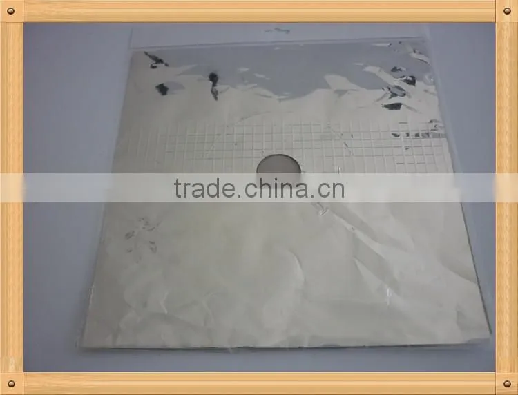 Takeaway Square Aluminum Foil Gas Mat For Keeping Stove Clear