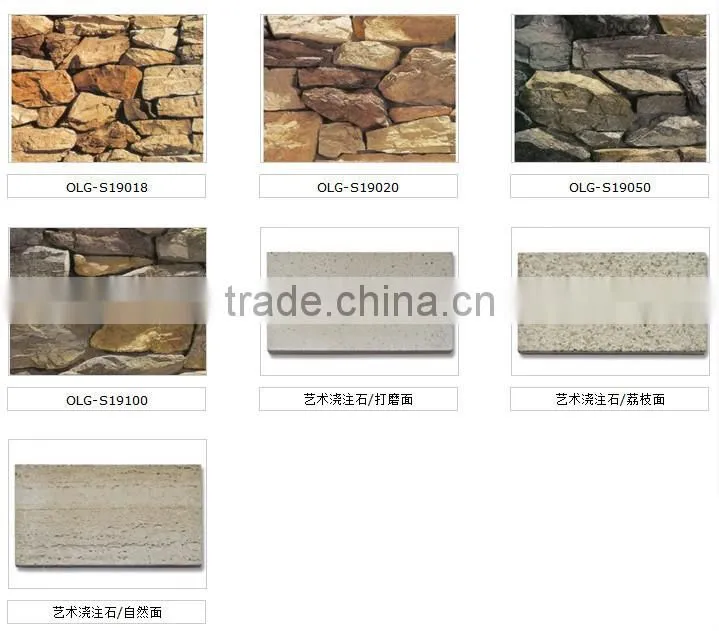 Faux stone for wall/garden decoration