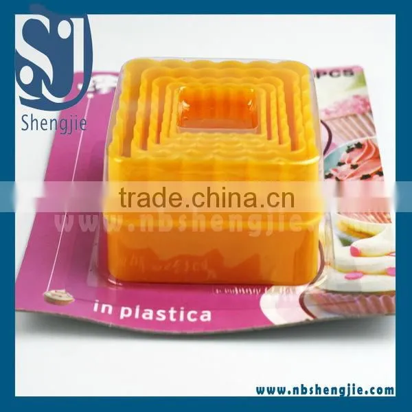 Trade Assurance Plastic Hexagon Shape Cake cutter mould