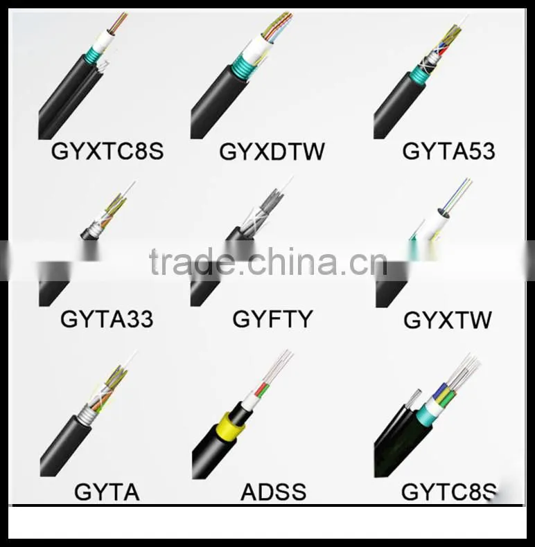 Multi Core Adss Aerial self supporting adss Fiber Optic Cable
