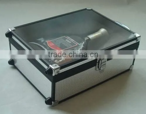 Aluminum customized wine box,personalized wine case,luxury wine box