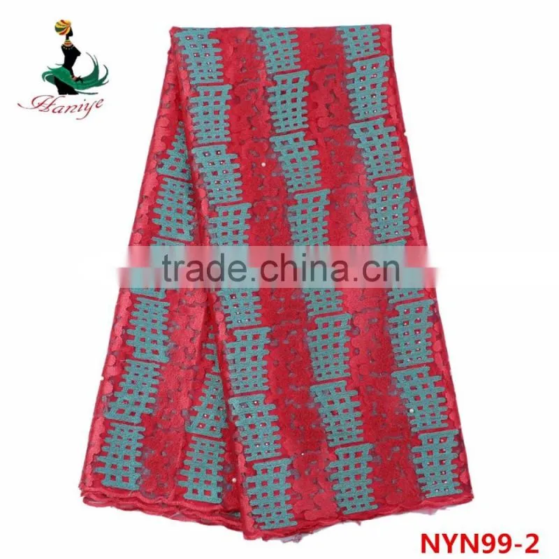 NYN99 In fashion african tulle lace fabric/african tulle lace french net lace