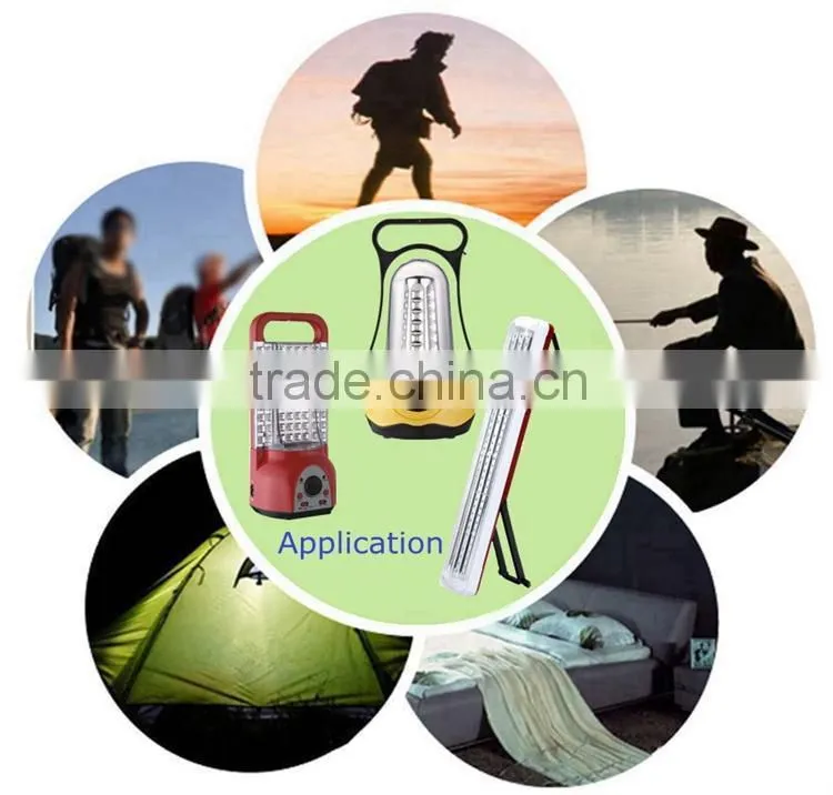New Design Convenient Rechargeable LED Camping Light Power Bank Solar