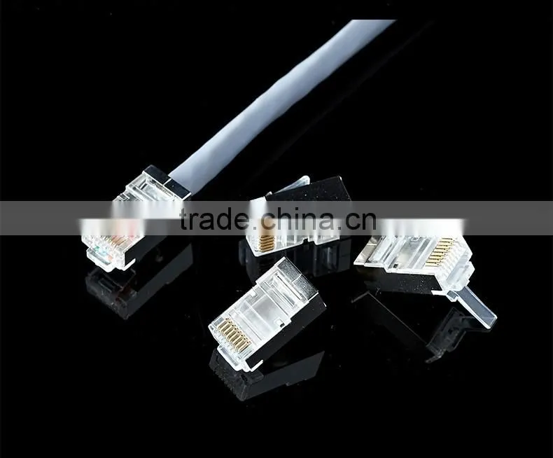 STP CAT6 shielded RJ45 modular plug Guangzhou supplier