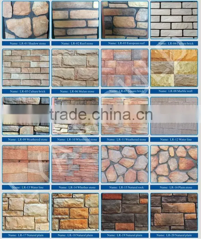 artificial stone rubber silicone mold culture stone mould
