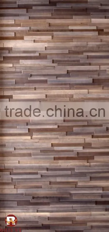 teek baroque style decorative 3D wood wall panel
