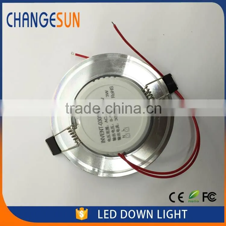 Wholesale CE ROHS Certificate durable 8-12v 3w led down light