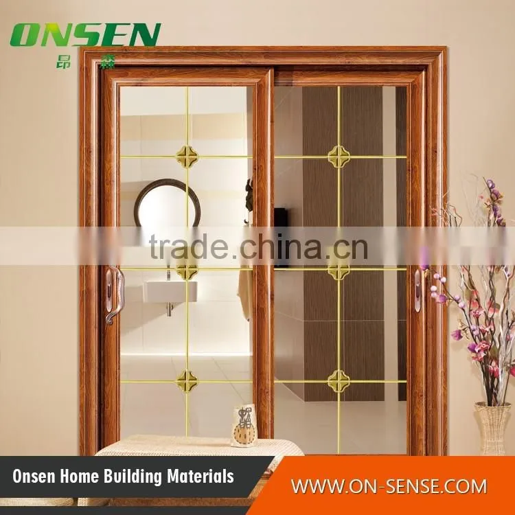 China Manufacturer new design hollow sliding door for living room cheap Fashionable